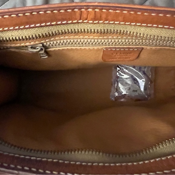 CELINE  Clutch Bag Macadam Brown PVC Leather Authentic - Picture 5 of 11